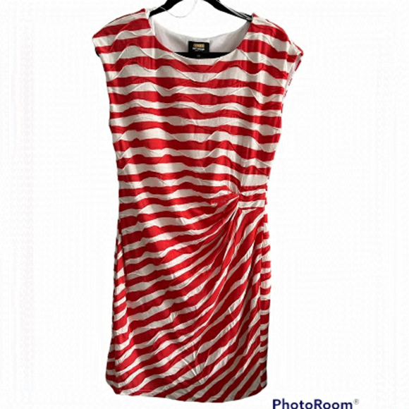 Lori Michaels Striped Midi Dress - Picture 1 of 7